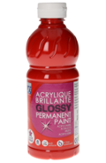 Acrylfarben Glossy, rot, 500 ml
