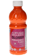 Acrylfarben Glossy, orange, 500 ml
