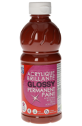 Acrylfarben Glossy, siena, 500 ml