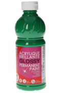 Acrylfarben Glossy, grün, 500 ml