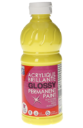 Acrylfarben Glossy, zitronengelb, 500 ml