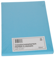Papyrus Tonzeichenpapier, A4, 130 g/m², eisblau, 100 Blatt