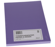 Papyrus Tonzeichenpapier, A4, 130 g/m², violett, 100 Blatt