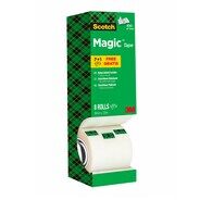 Scotch Büroklebeband Magic 810, transparent, 19 mm x 33 m, 8 Rollen