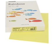 Rainbow Papier pastellfarbig A4, 80 g/m², mittelgelb