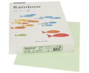 Rainbow Papier pastellfarbig A4, 80 g/m², hellgrün
