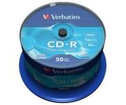 Verbatim CD-R, 0.7 GB, Spindel, 50 Stück
