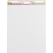 Post-it Flipchartblock Meeting Charts, Super Sticky, 63.5 x 76.2 cm, blanco