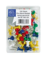 Alco Pinwand Nadeln assortiert, 100 Stück