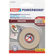 Tesa Montageband Indoor, 19 mm x 1.5 m