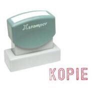 X-Stamper Dauerstempel, Kopie deutsch, rot