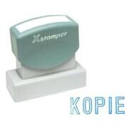 X-Stamper Dauerstempel, Kopie deutsch, blau