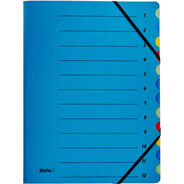 Biella Fächermappe, A4, blau