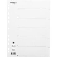 Biella Register, weiss, A4, 1-6