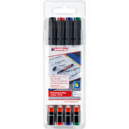 Edding pennarello permanente OHP M, custodia a 4 colori