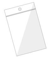 Büroline Pressverschluss Beutel 75x90mm transparent, 10 Stück