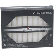 Steinhart Baumkerzen, 20 Stück, weiss