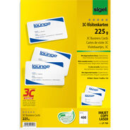 Sigel Visitenkarten, 225 g/m², seidenmatt