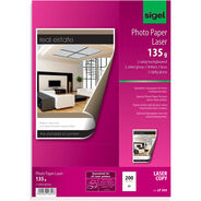 Sigel Fotopapier Laser, A3, 29,7 x 42cm, hochglanz