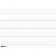Biella Karteikarten, A6, weiss, liniert 
