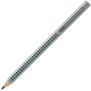 Faber-Castell Bleistift Jumbo Grip, grau, B