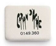 CARAN D'A Radierer 149.360 weiss 33x24x5mm