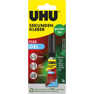 UHU Sekundenkleber Superflex Gel, 3 g