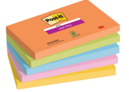 Post-it Papillons de notes Super Sticky, 76x127mm, 5 x 90 feuilles