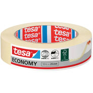 Tesa Kreppband Economy, 25 mm x 50 m, beige