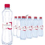 Cristallo rot PET, mit Kohlensäure, 50cl, 12 Stück