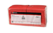 Quality Servietten Party 24x24cm rot, 250 Stück