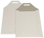 optr-fort Versandtasche mit Zungenverschluss, 175 x 250 mm, weiss