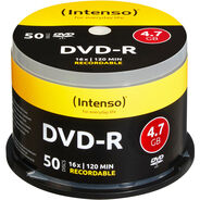 Intenso DVD-R, 4.7 GB, 50 Stück