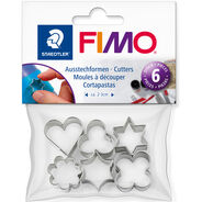 FIMO Formine per biscotti, 6 motivi, grigio