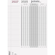 Biella Jahresplaner 2027 Jumboplan, 2 Stück, 12 Monate / Seite