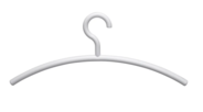 Maul Kleiderbügel Acryl weiss, 5 Stück