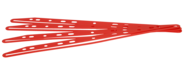 Magic-Clip Einhängestreifen, rot, Kunststoff, 10 Stück