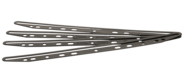 Magic-Clip Einhängestreifen, schwarz, Kunststoff, 10 Stück