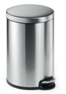 Durable Treteimer 20 Liter, Edelstahl