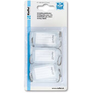 Rieffel Schlüsselanhänger KT 1000, 10 Stück, transparent