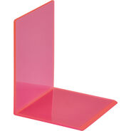 Maul Buchstützen Neon, pink transparent