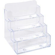 Exacompta Visitenkartenhalter 102x109x107mm, transparent 