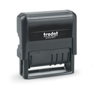 Trodat Printy 4817 Datumsstempel mit Text, deutsch, schwarz