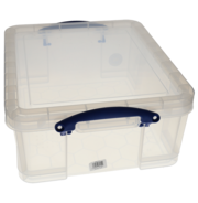 Really Useful Box Aufbewahrungsbox, 18 Liter, transparent