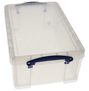 Really Useful Box Kunststoffbox, 9 Liter, transparent, 25.5 cm, 15.5 cm, 39.5 cm, 1 Stück