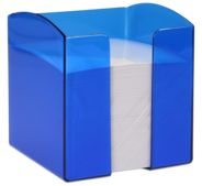 Durable Zettelbox, blau / transparent