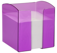 Durable Zettelbox, violett / transparent