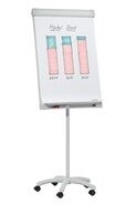 Franken Flipchart Mobil, Aluminium, Einbein, 600 mm
