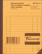 Favorit Bestellung, Lieferschein, Rechnung, Gutschein, Quittung, A6