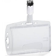 Durable Sicherheitsausweishalter, 800519, 85 mm, 54 mm, Clip, transparent